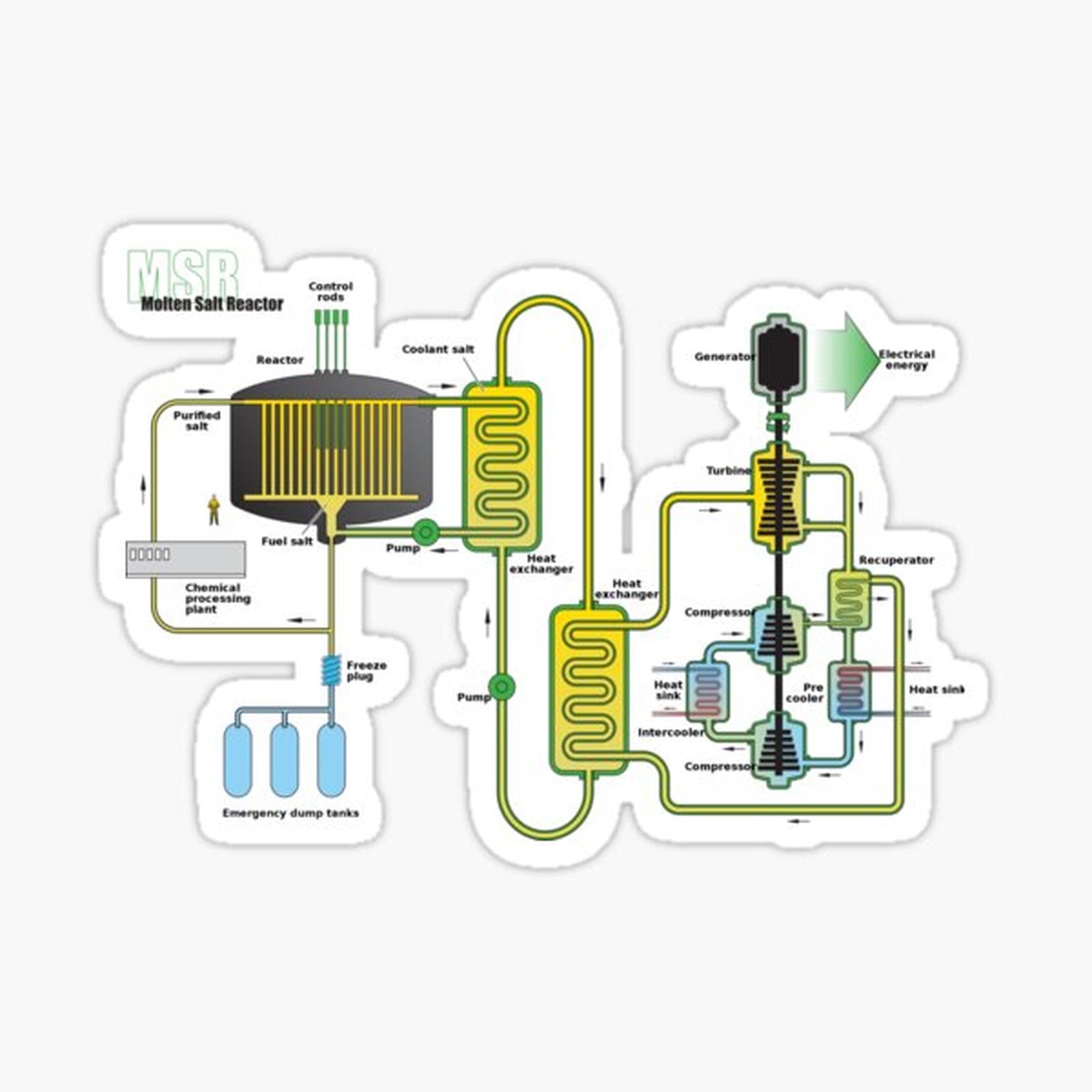 Molten Salt Reactor Diagram