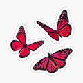 monarch butterfly sticker