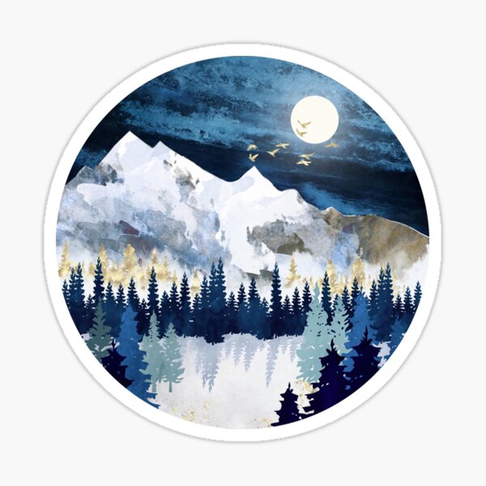 Moonlit Snow