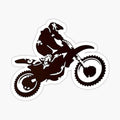 Motor X Silhouette Dirt Bike