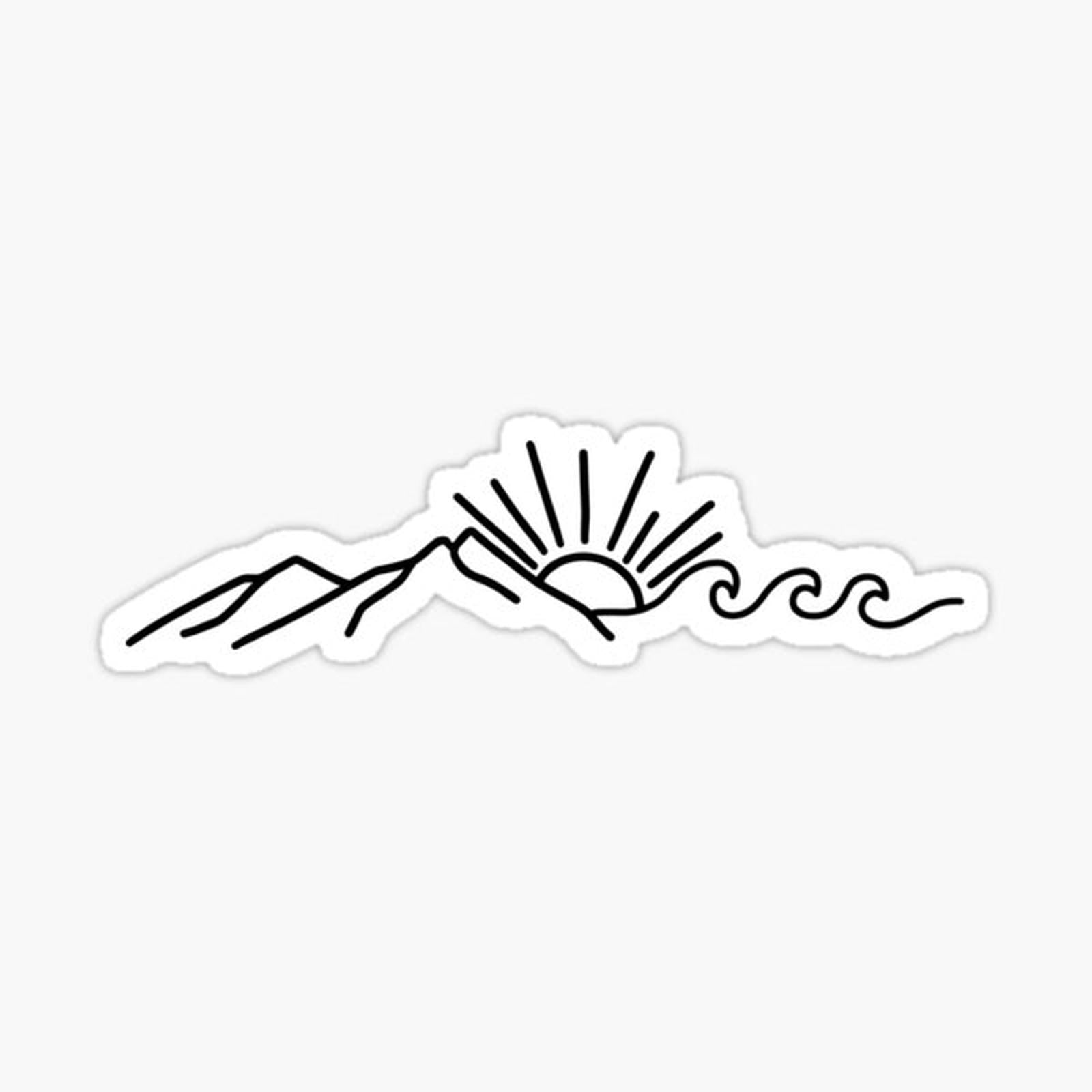 Mountain and Wave