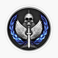 MW Inspired Task Force 141 TF141 Patch Sticker Retro Video Game Symbol