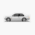 My drawing of the iconic barbarian coupe in white