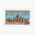 NYC, New York stamp