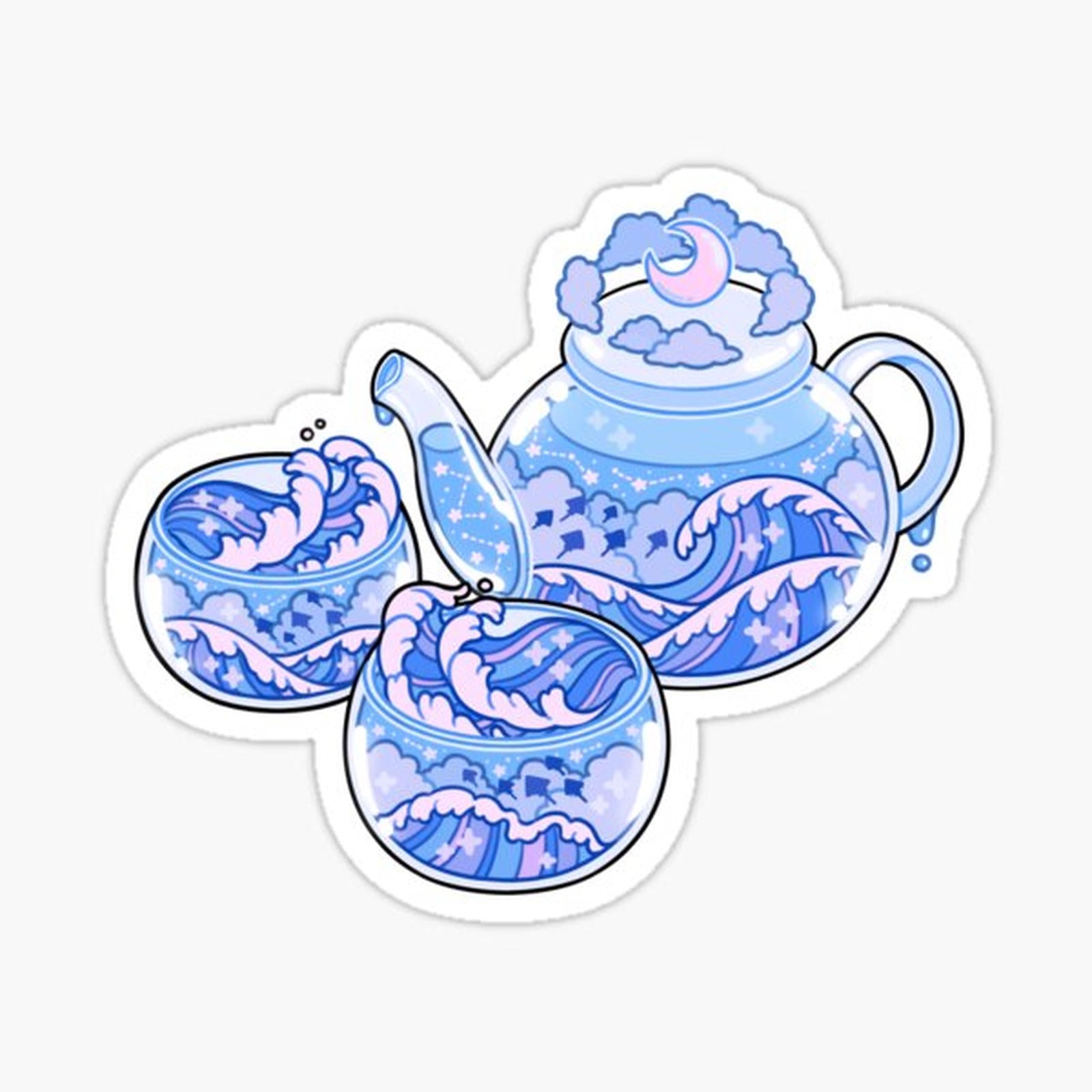 ocean teaset
