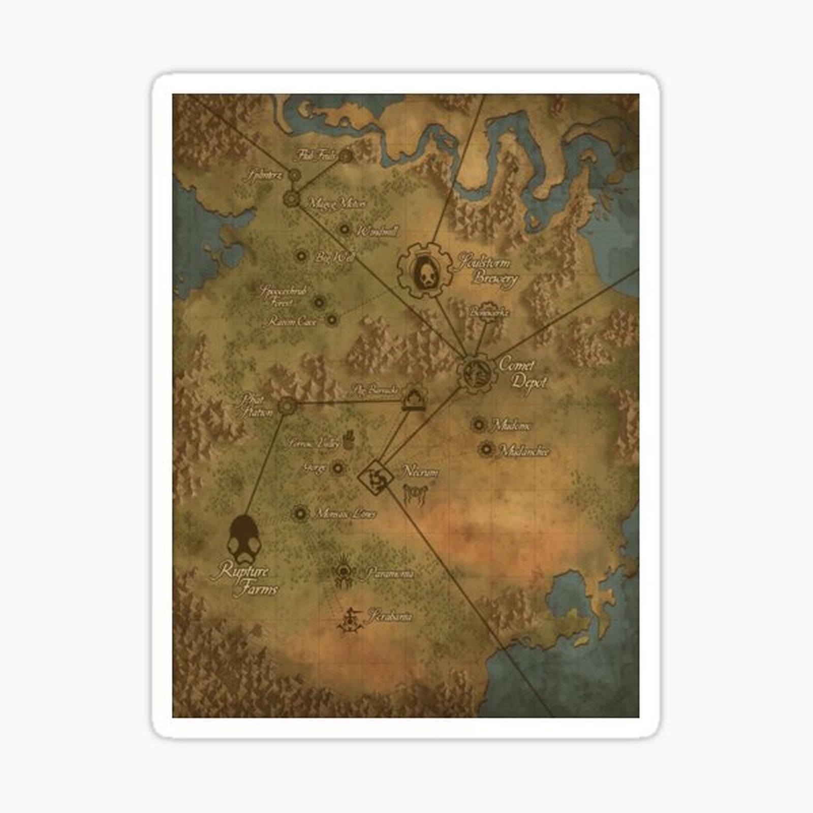 Oddworld Map (Mudos)