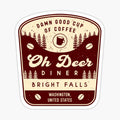 Oh Deer Diner Emblem
