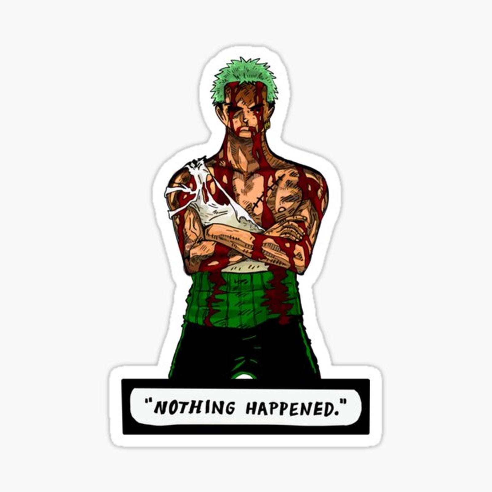 One Piece Zoro Sticker