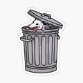 opossum trash cat