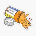 Orange kitty antidepressant love medicine