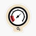 Oxygen Gauge Anesthesia Happy Gas CRNA