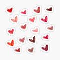 Pack of Red Hearts