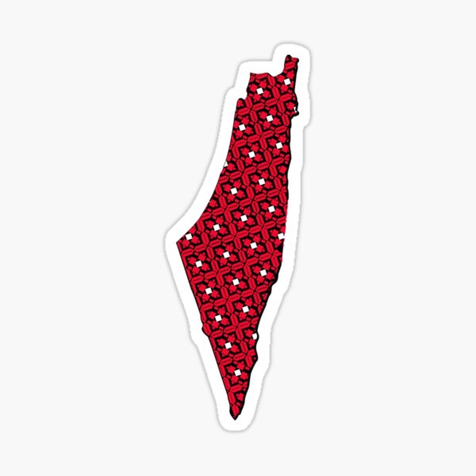 Palestine Embroidery map
