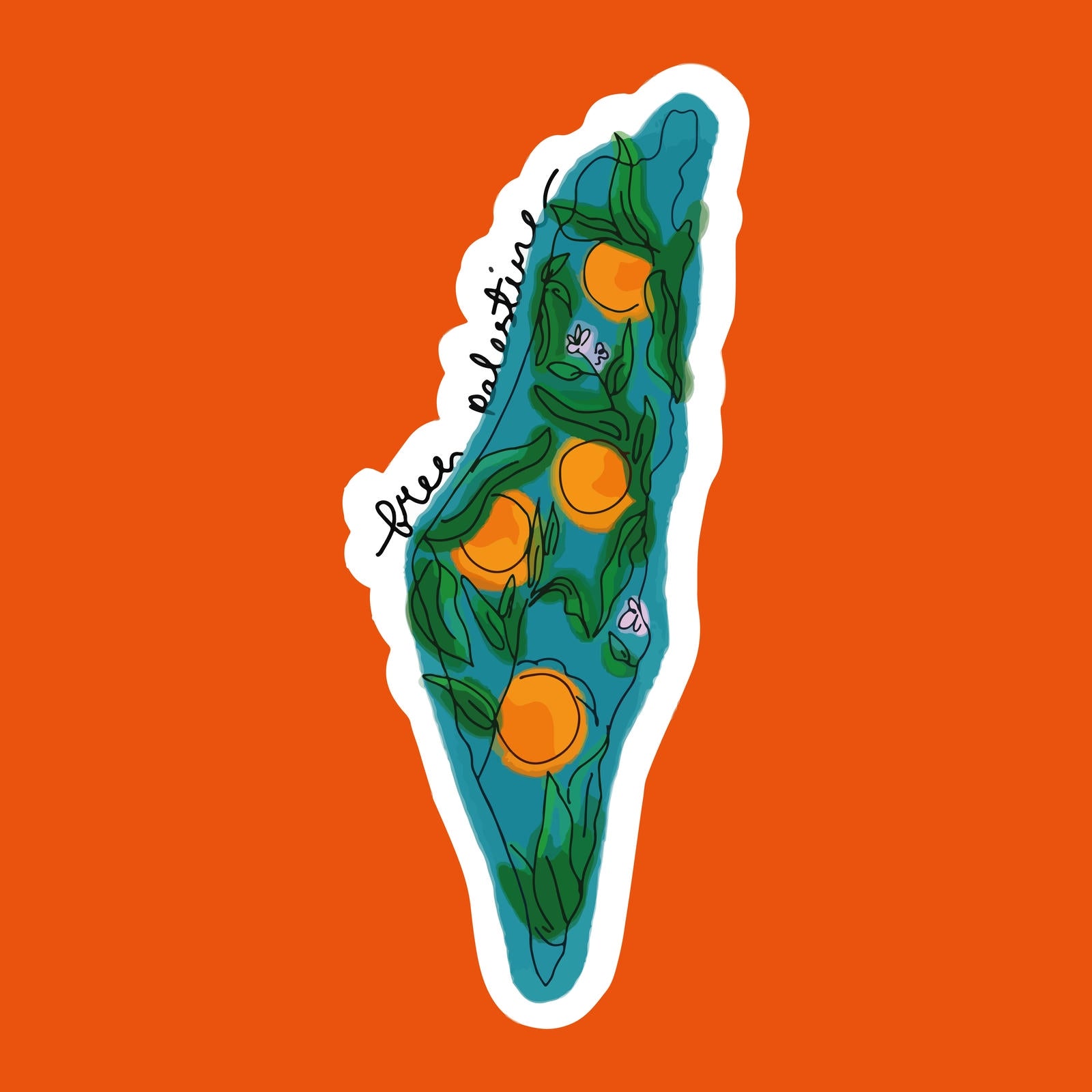 Palestine map