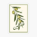 Palestine Olive Branch Sticker
