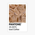 Pantone iced coffee