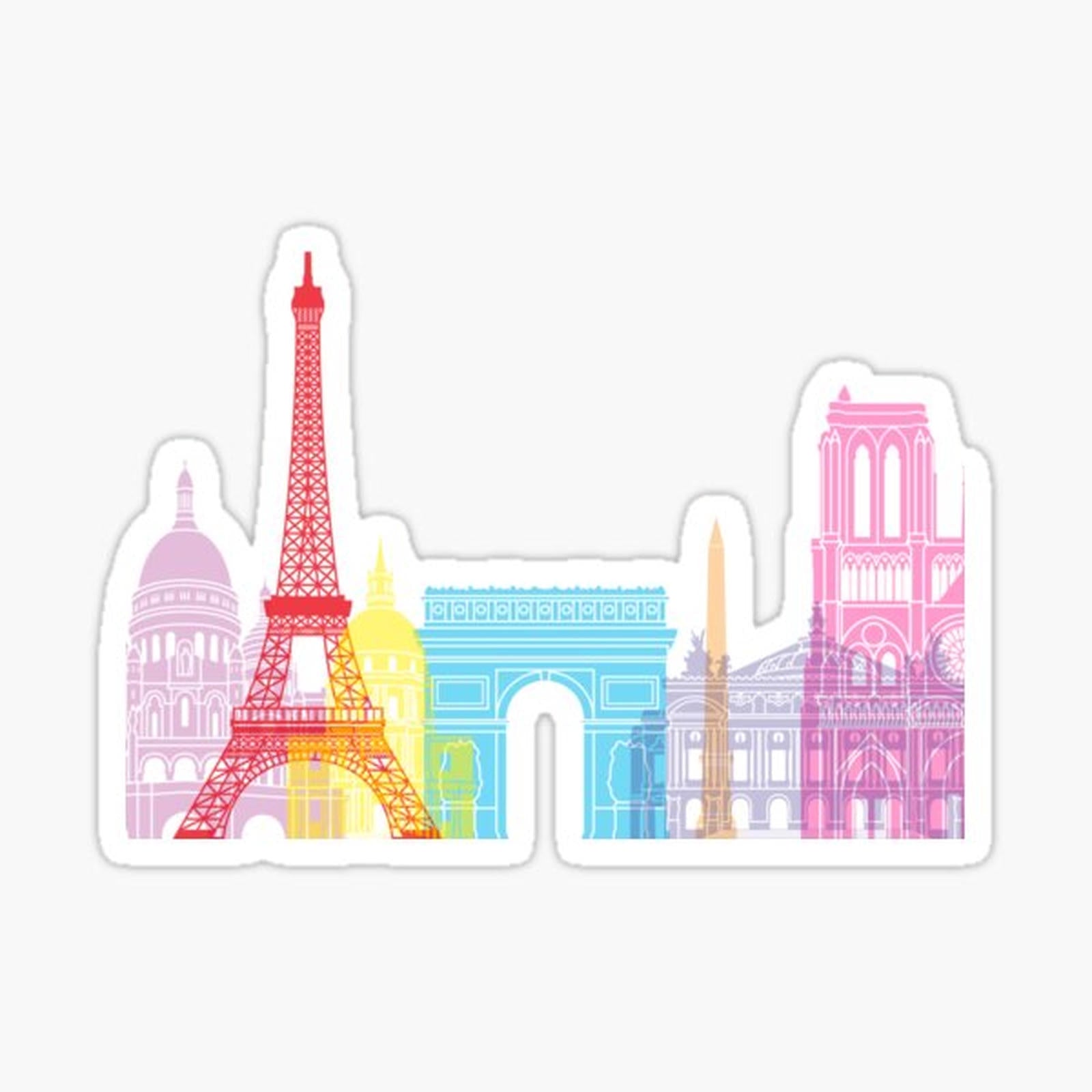 Paris skyline pop