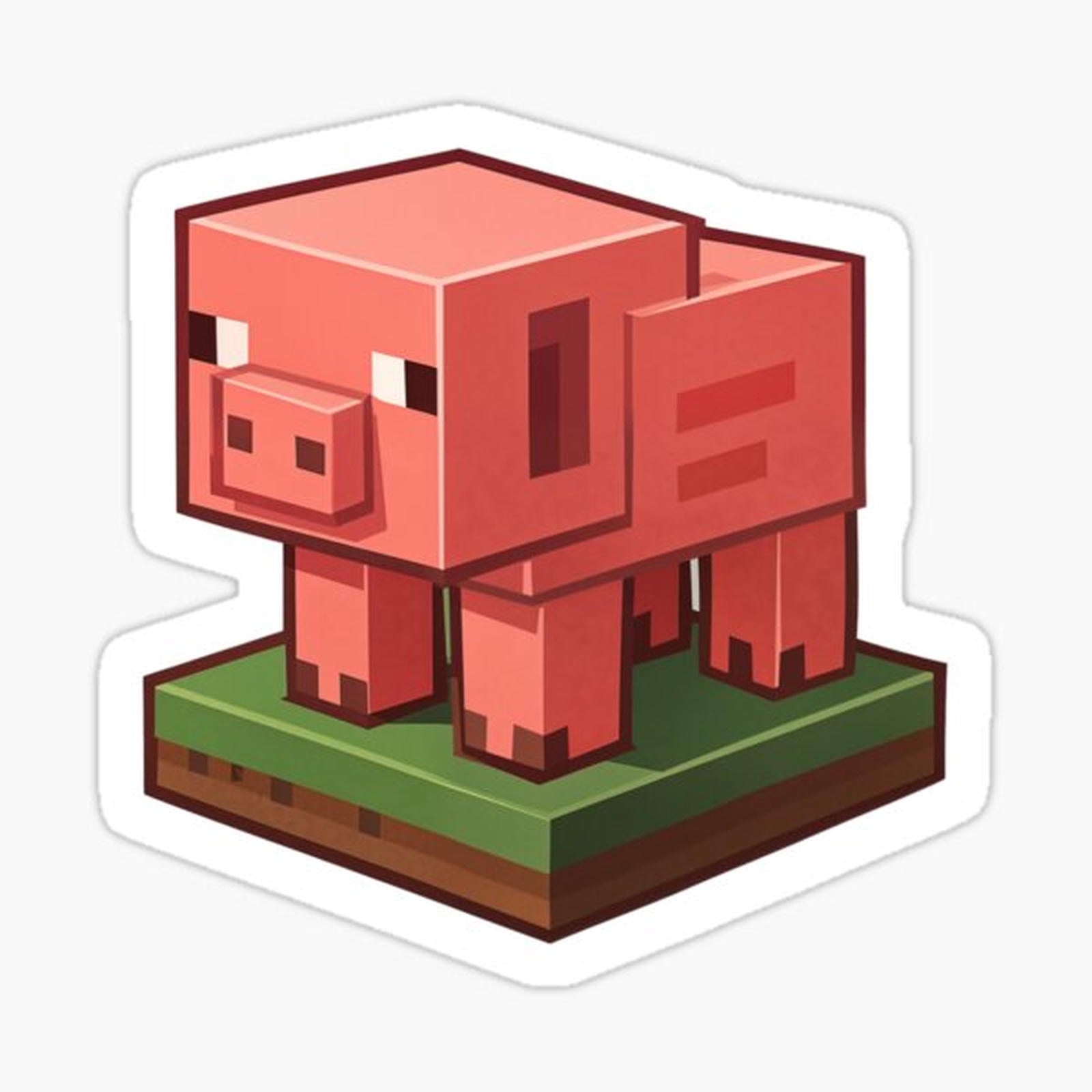 Passive Pig - Pixelated Art
