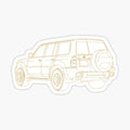Patrol Y61 Golden Outline Art _ Off-Road Legend