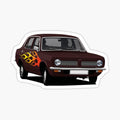 Pimped Morris Marina Sedan - Oh Fudge with the flames