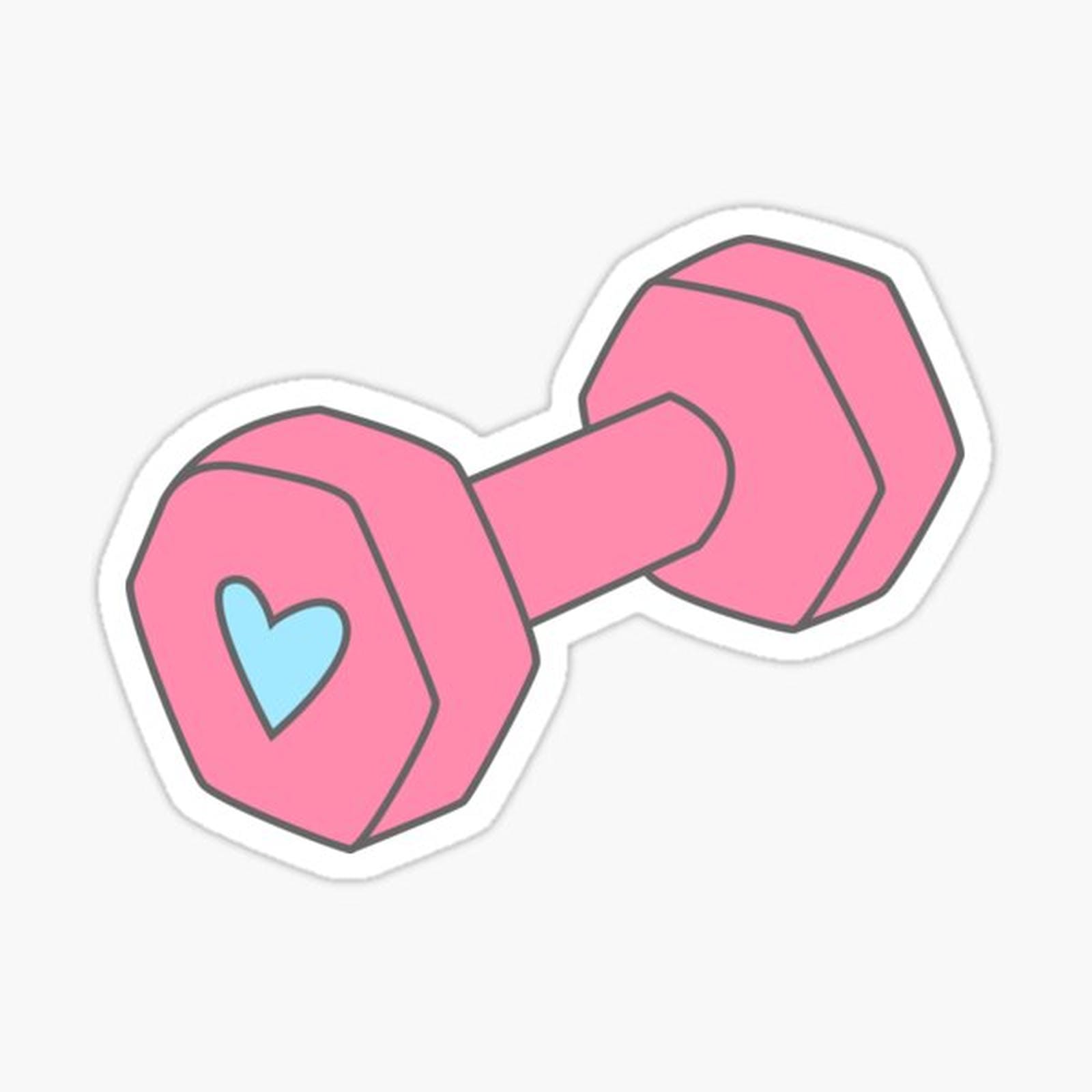 Pink dumbell