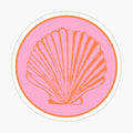 Pink & Orange Seashell