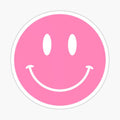 pink smiley face