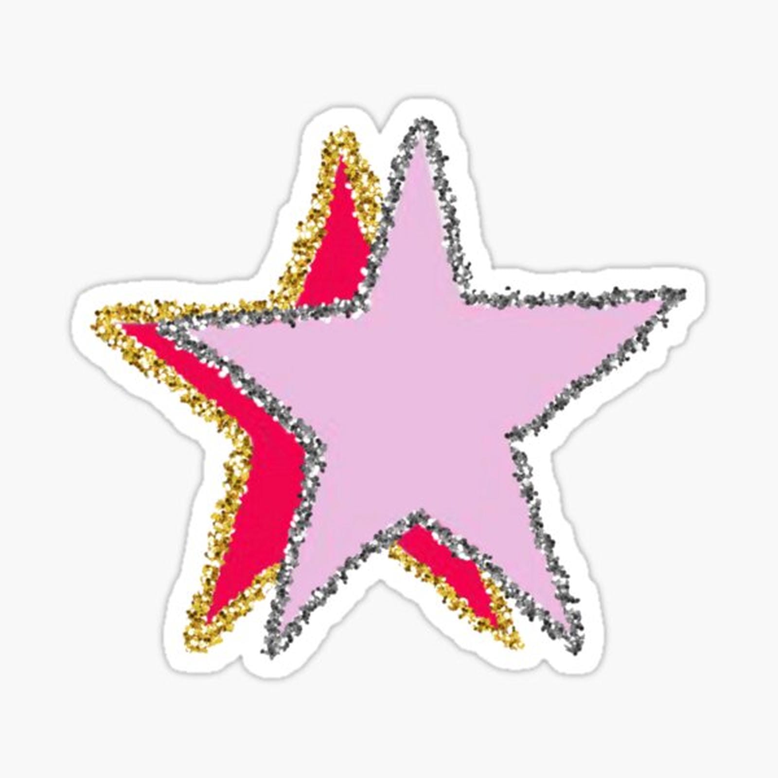 pink sparkle stars!