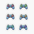 Playstation Inspired Game controller sticker pack