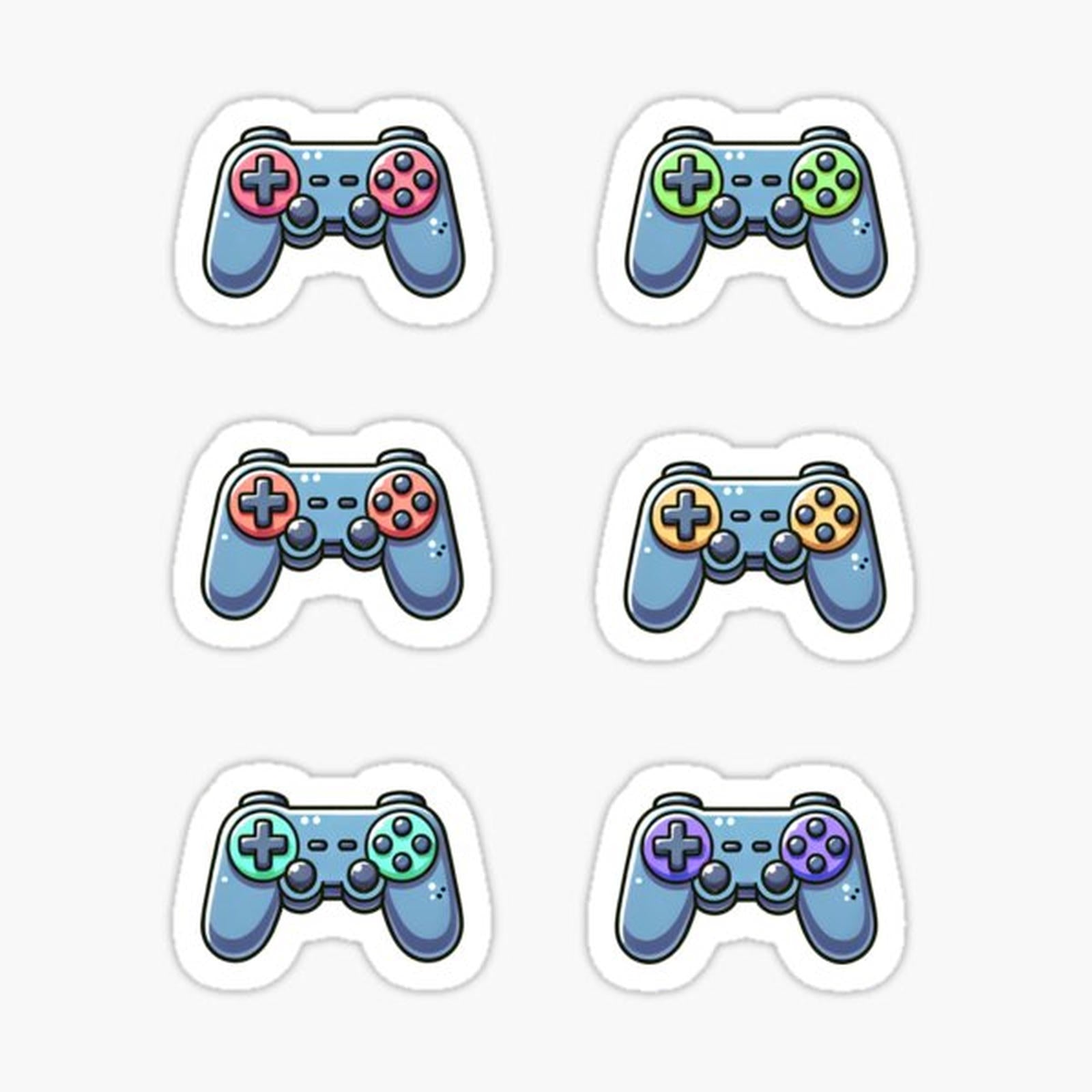 Playstation Inspired Game controller sticker pack