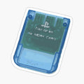 Playstation Memory Card Blue Vector