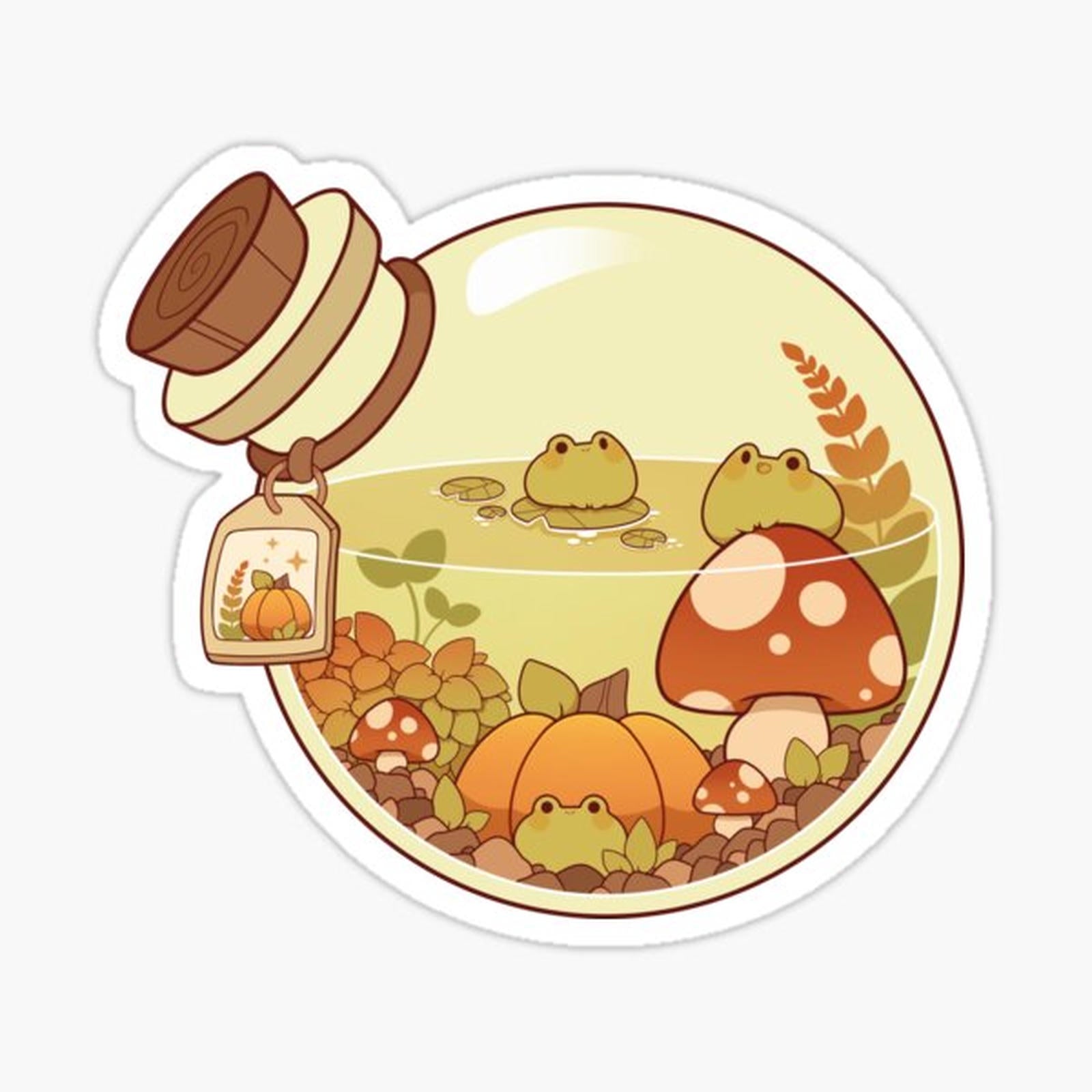 potion with froggies