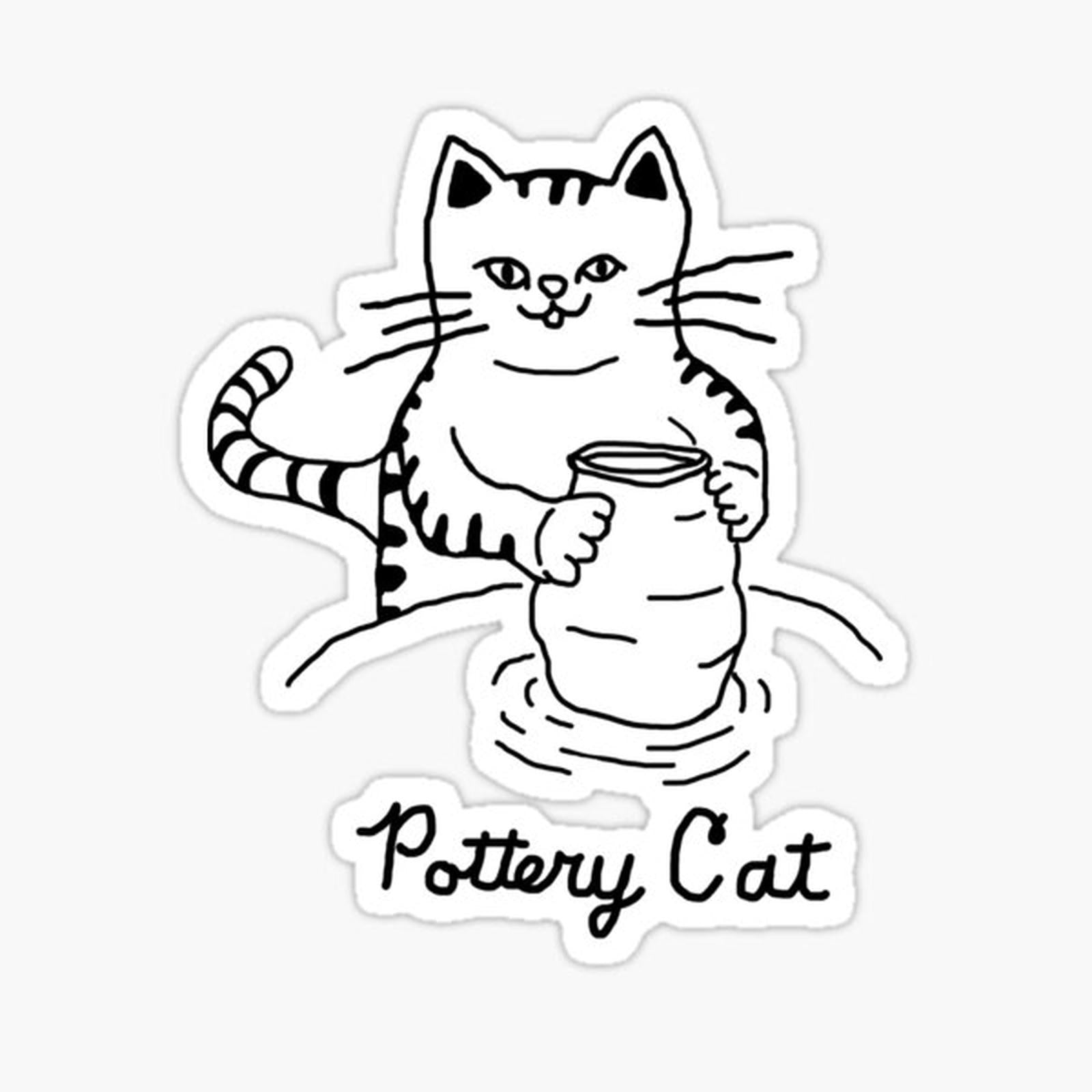 Pottery Cat