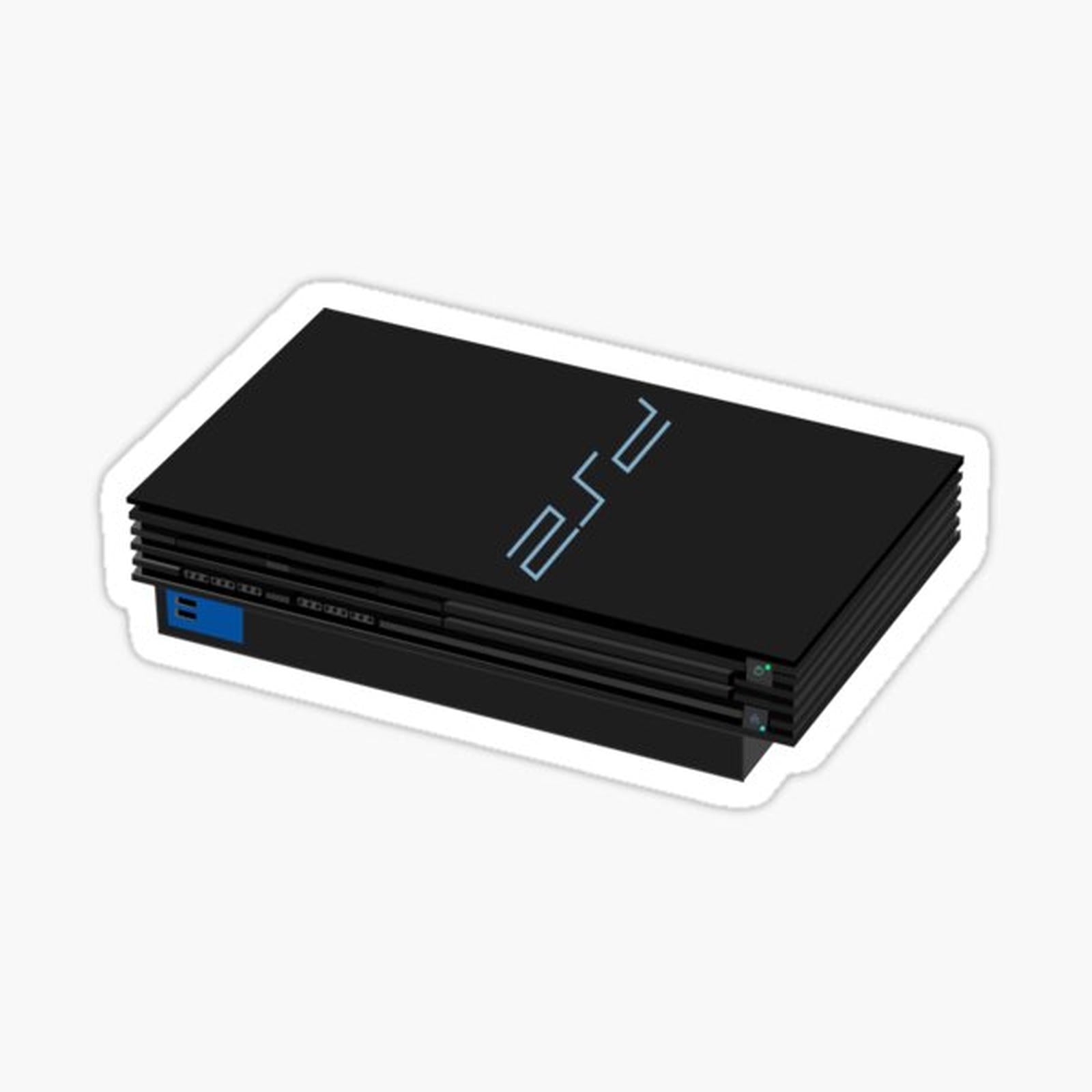 PS2 Retro Video Game Console Art