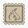 Rabbit Vintage Stamp