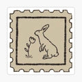 Rabbit Vintage Stamp