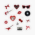 red aesthetic pack
