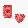 red and pink bookish