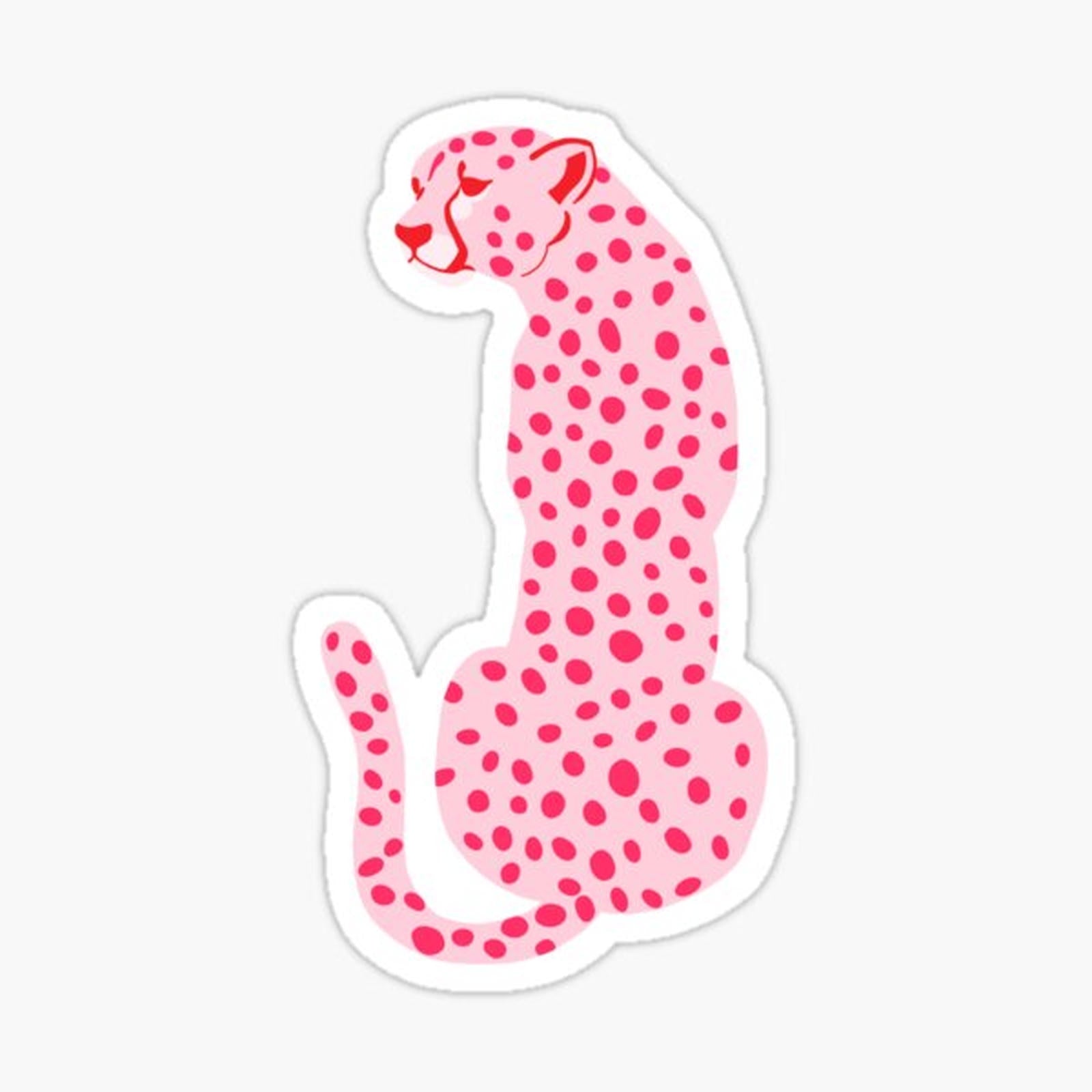red and pink cheetah_leopard