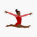 Red Leotard Gymnastics