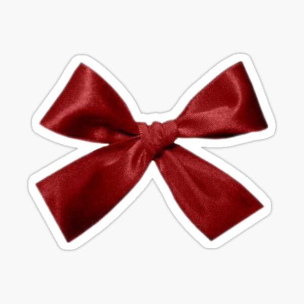 red ribbon bow