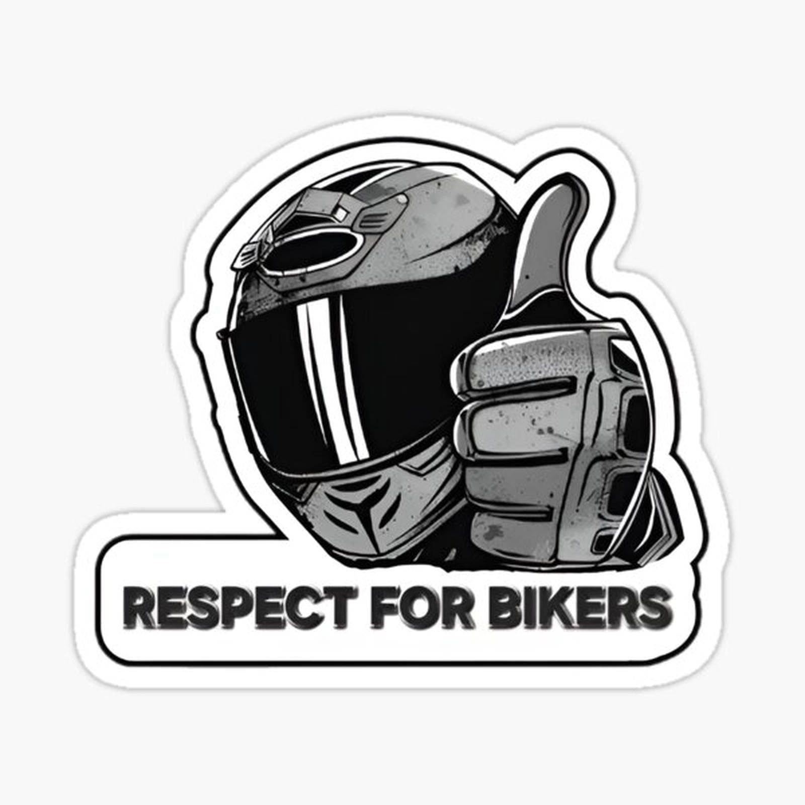 RESPECT FOR BIKERS CAR MOTO STICKER