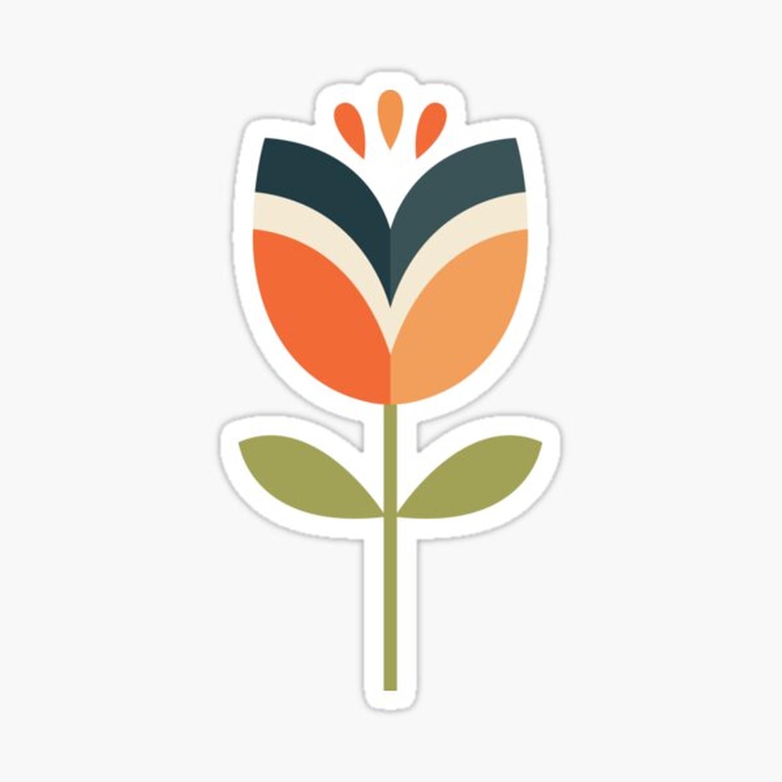 Retro Tulip