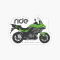 Ride kawasaki versys 1000 green