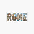 Rome, Italy Block Letters