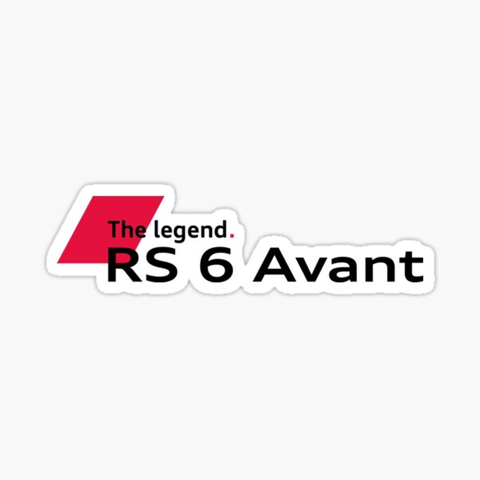 RS 6 Avant The Legend. White