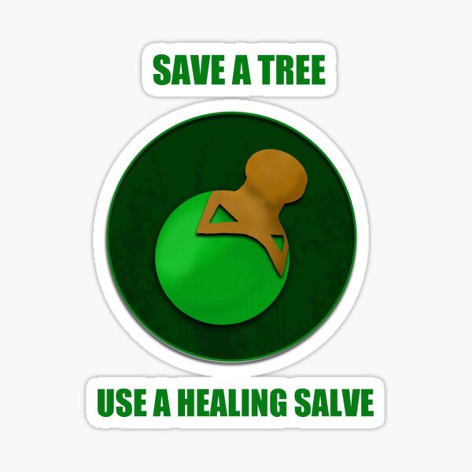 Save a Tree Use a Healing Salve