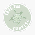 save the turtles badge