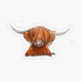 Scottish Hairy Highland Cow ' HeNRY B 2 ' by Shirley MacArthur