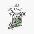 Self care weed jar